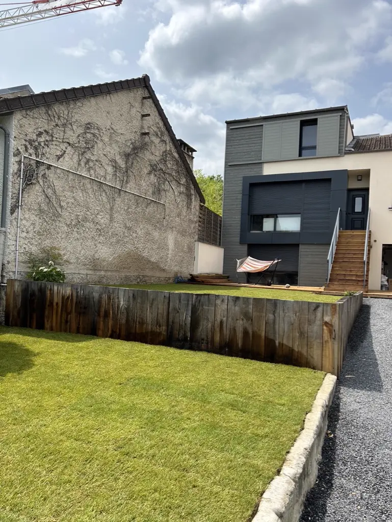 Jardin en escalier — vue d'ensemble