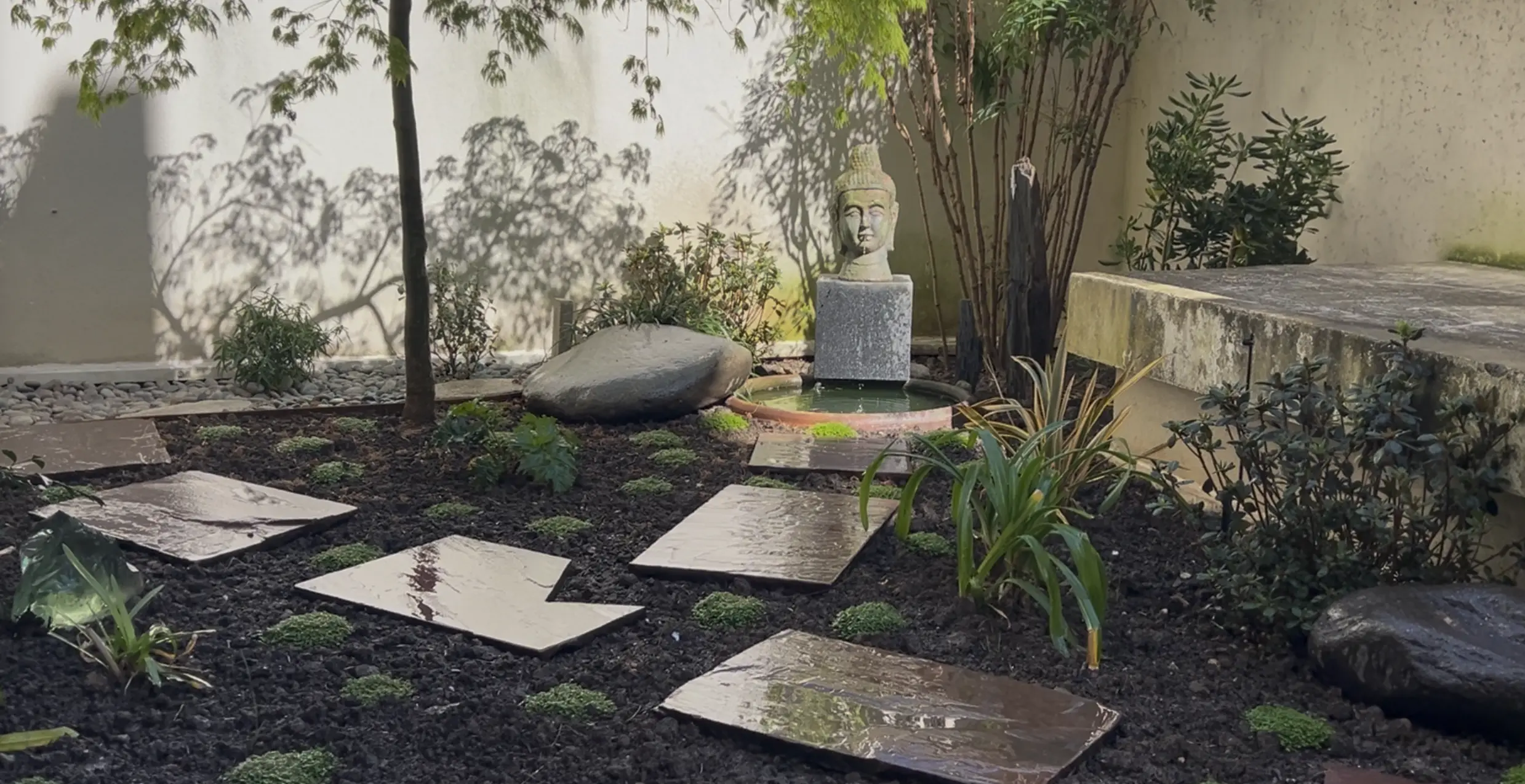 Jardin Zen — cour intérieure japonisante, G Mon Jardinier