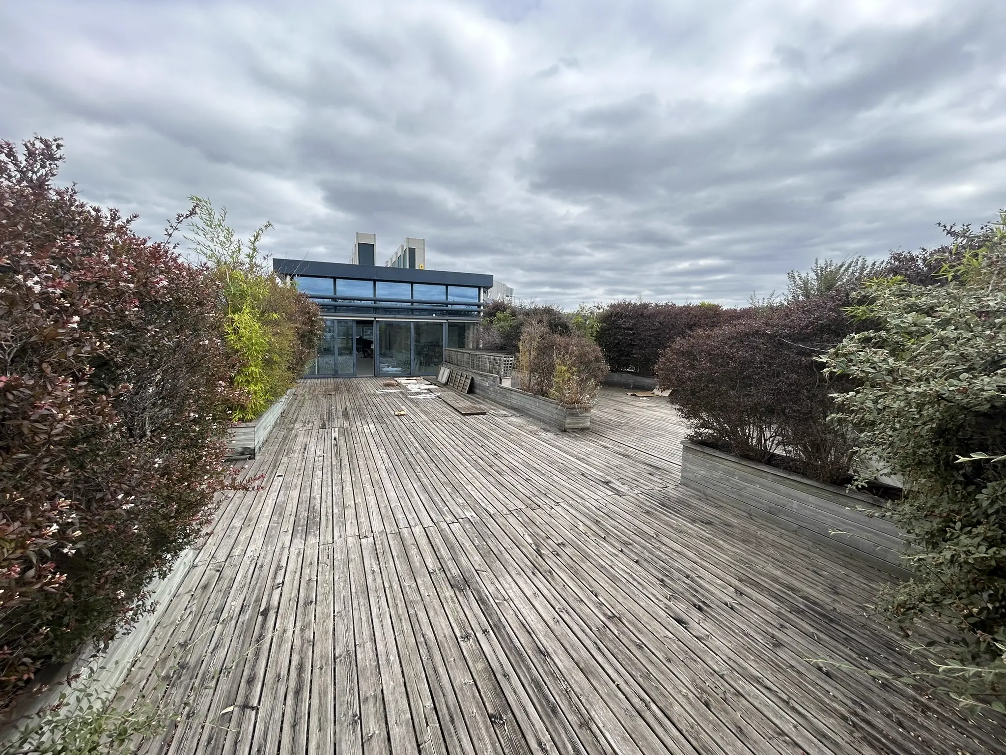 Sur les toits d'Issy — terrasse végétalisée